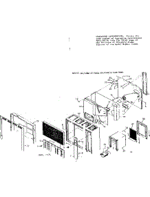 Cabinet parts for Kenmore Furnace 867.734950 (867734950, 867 734950) from AppliancePartsPros.com