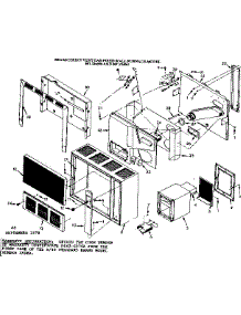 Cabinet parts for Kenmore Furnace 867.734981 (867734981, 867 734981) from AppliancePartsPros.com
