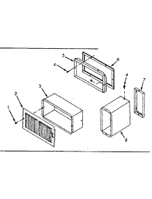 Wall Register Kit parts for Sears Furnace 867736651 from AppliancePartsPros.com