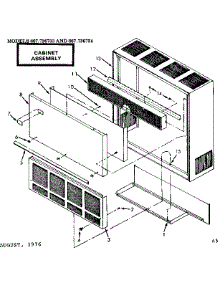 Cabinet Assembly parts for Kenmore Furnace 867.736733 (867736733, 867 736733) from AppliancePartsPros.com
