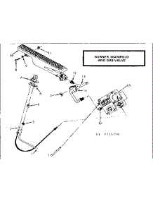 Burner-Manifold & Gas Valve parts for Kenmore Furnace 867.736771 (867736771, 867 736771) from AppliancePartsPros.com