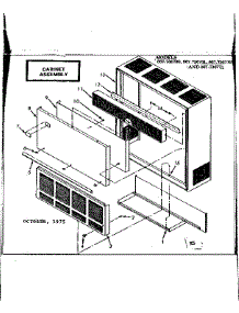 Cabinet Assembly parts for Kenmore Furnace 867.736771 (867736771, 867 736771) from AppliancePartsPros.com