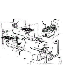 Burner & Manifold Assembly parts for Kenmore Boiler 8677391 from AppliancePartsPros.com