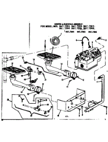 Burner & Manifold Assembly parts for Kenmore Boiler 8677395 from AppliancePartsPros.com