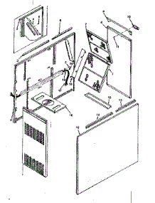 Furnace Body parts for Kenmore Furnace 867.741433 (867741433, 867 741433) from AppliancePartsPros.com