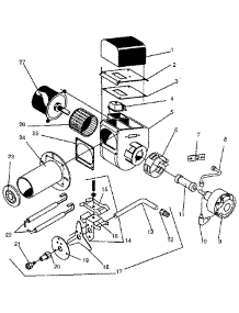 Motor parts for Sears Furnace 867744490 from AppliancePartsPros.com