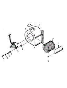 Plenum Assembly parts for Kenmore Heating Cooling Combined Unit 867.749121 (867749121, 867 749121) from AppliancePartsPros.com