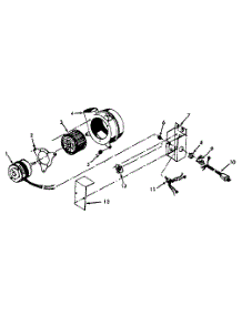 Sears Optional Accessory Blower-Stock No. 64.78222 parts for Kenmore Furnace 867.758210 (867758210, 867 758210) from AppliancePartsPros.com