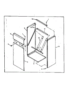 Door Assembly parts for Kenmore Furnace 867.763220 (867763220, 867 763220) from AppliancePartsPros.com
