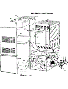 Functional Replacement Parts parts for Kenmore Furnace 867.764231 (867764231, 867 764231) from AppliancePartsPros.com