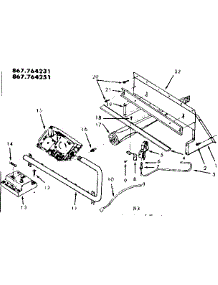 Gas Burners And Manifold parts for Kenmore Furnace 867.764251 (867764251, 867 764251) from AppliancePartsPros.com