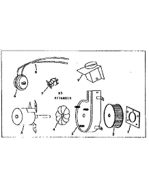 Vent Assembly parts for Kenmore Furnace 867.768020 (867768020, 867 768020) from AppliancePartsPros.com