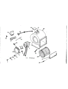 H-Q Blower Assembly parts for Kenmore Furnace 867.769161 (867769161, 867 769161) from AppliancePartsPros.com