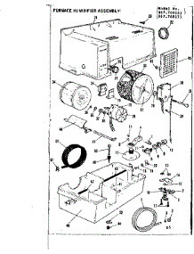 Furnace Humidifier Assembly parts for Kenmore Furnace 867.769171 (867769171, 867 769171) from AppliancePartsPros.com