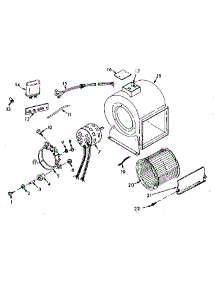 H-Q Blower Assembly parts for Kenmore Furnace 867.769173 (867769173, 867 769173) from AppliancePartsPros.com