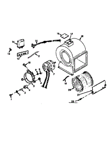 H-Q Blower Assembly parts for Kenmore Furnace 867.769174 (867769174, 867 769174) from AppliancePartsPros.com