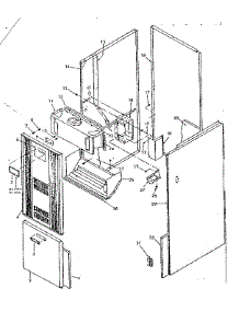 Furnace Casing parts for Kenmore Furnace 867.773240 (867773240, 867 773240) from AppliancePartsPros.com