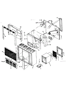 Furnace Body parts for Kenmore Furnace 867.778010 (867778010, 867 778010) from AppliancePartsPros.com