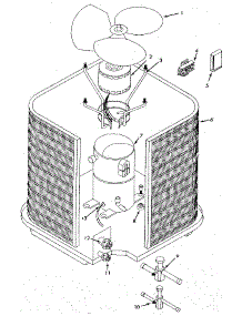 Functional Replacement Parts / 800510 parts for Sears Central Air Conditioner 867800022 from AppliancePartsPros.com