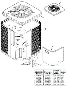 Non-Functional Replacement Parts parts for Sears Central Air Conditioner 867801200 from AppliancePartsPros.com
