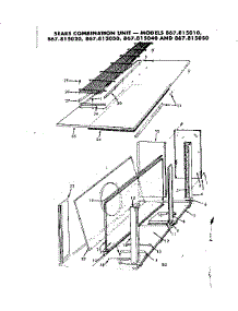 Cabinet parts for Kenmore Heating Cooling Combined Unit 867.815020 (867815020, 867 815020) from AppliancePartsPros.com