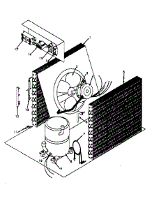 Cooling Section parts for Kenmore Heating Cooling Combined Unit 867.815024 (867815024, 867 815024) from AppliancePartsPros.com