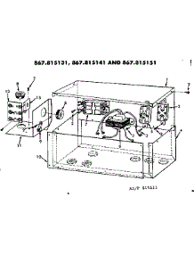 Control Box parts for Kenmore Heating Cooling Combined Unit 867.815121 (867815121, 867 815121) from AppliancePartsPros.com