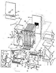 Heat Exchanger parts for Kenmore Heating Cooling Combined Unit 867.815152 (867815152, 867 815152) from AppliancePartsPros.com