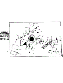 Electric Cool Combination parts for Kenmore Space Heater 867.815190 (867815190, 867 815190) from AppliancePartsPros.com