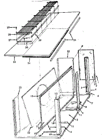Cabinet parts for Kenmore Heating Cooling Combined Unit 867.815201 (867815201, 867 815201) from AppliancePartsPros.com