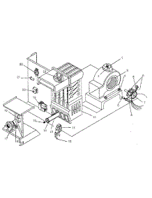 Heating Section And Blower parts for Sears Laundry Center 867815430 from AppliancePartsPros.com