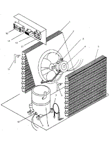 Cooling Section parts for Sears Laundry Center 867815430 from AppliancePartsPros.com