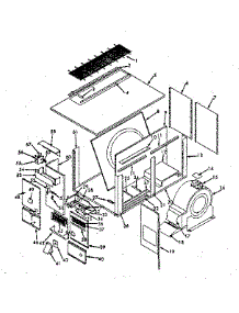 Non-Functional Replacement Parts / 815042 parts for Kenmore Heating Cooling Combined Unit 867.815700 (867815700, 867 815700) from AppliancePartsPros.com