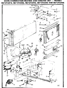 Functional Replacement Parts parts for Kenmore Heating Cooling Combined Unit 867.816216 (867816216, 867 816216) from AppliancePartsPros.com