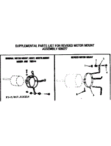 Motor Mount Assembly parts for Kenmore Heating Cooling Combined Unit 867.816264 (867816264, 867 816264) from AppliancePartsPros.com
