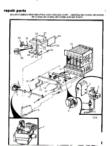Heat Exchanger parts for Kenmore Heating Cooling Combined Unit 867.816370 (867816370, 867 816370) from AppliancePartsPros.com