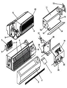 Non Functional parts for Kenmore Heating Cooling Combined Unit 867.840372 (867840372, 867 840372) from AppliancePartsPros.com