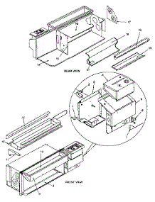 Non Functional parts for Kenmore Heating Cooling Combined Unit 867.841180 (867841180, 867 841180) from AppliancePartsPros.com