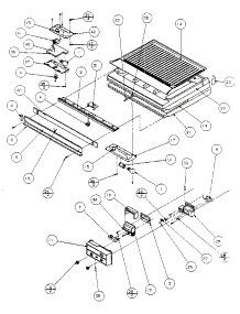 Comparment Separator / Divider Block parts for Amana Top-Mount Refrigerator 86868-P1116903W from AppliancePartsPros.com