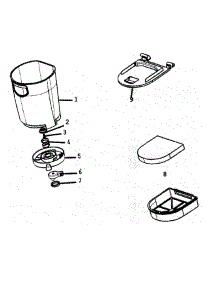 Cup / Filter parts for Eureka Upright Vacuum 8802AVZ from AppliancePartsPros.com