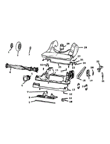 Base Parts parts for Eureka Upright Vacuum 8802AVZ from AppliancePartsPros.com
