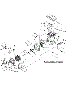 Exploded View Of 750 Watt Ac Generator parts for Generac Generator 8834-0 from AppliancePartsPros.com