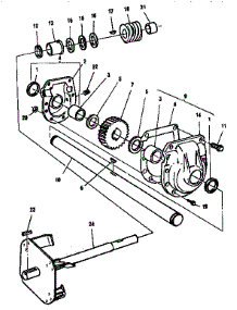Gear Box parts for Craftsman Snow Blower 88419 from AppliancePartsPros.com