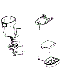 Dirt Cup parts for Eureka Upright Vacuum 8852BVZ from AppliancePartsPros.com