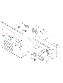 Exploded View Of Receptacle Panel parts for Generac Generator 8866-0 from AppliancePartsPros.com
