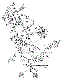 Mower Housing parts for Craftsman Walk-Behind Lawn Mower 88985 from AppliancePartsPros.com