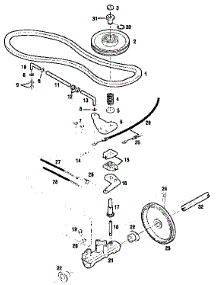 Wheel Drive Assemblies parts for Craftsman Gas Walk-Behind Mower 88987 from AppliancePartsPros.com