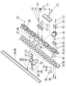 Cutter Bar Assembly parts for Troy-Bilt Gas Walk-Behind Mower 88992 from AppliancePartsPros.com