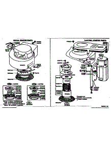 Starter Parts parts for Briggs & Stratton Lawn & Garden Engine 8B-HA (904800 - 904999) from AppliancePartsPros.com