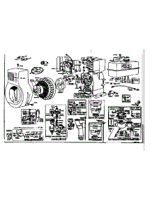 Fuel System, Magneto And Blower Housing parts for Briggs & Stratton Lawn & Garden Engine 8FB from AppliancePartsPros.com